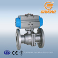 dn15 dn32 motorized ball valve 3 way flanged ball valve flow switch